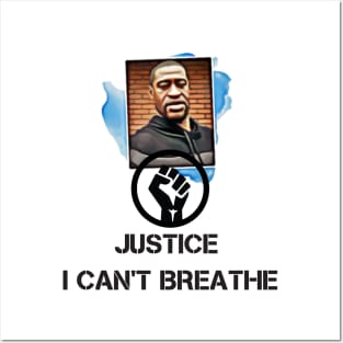 Justice I Can't Breathe Posters and Art